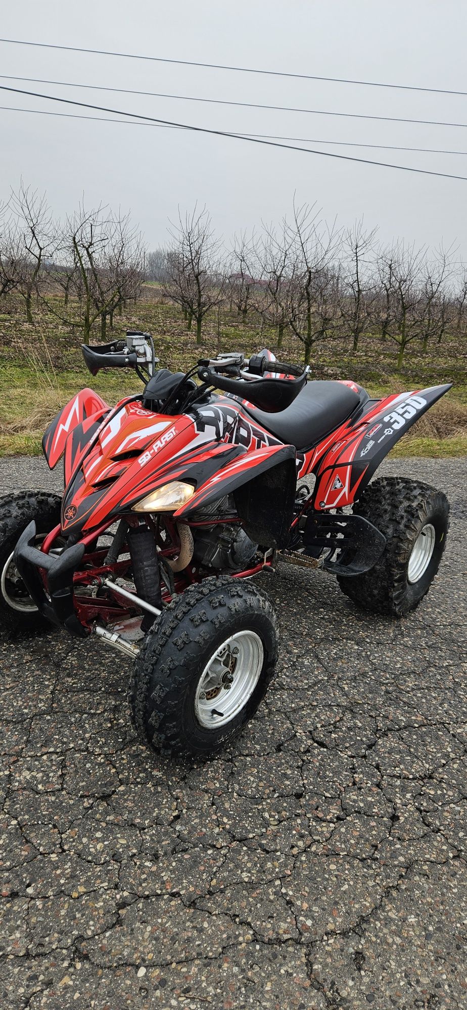 Yamaha raptor 350 bez homologacji