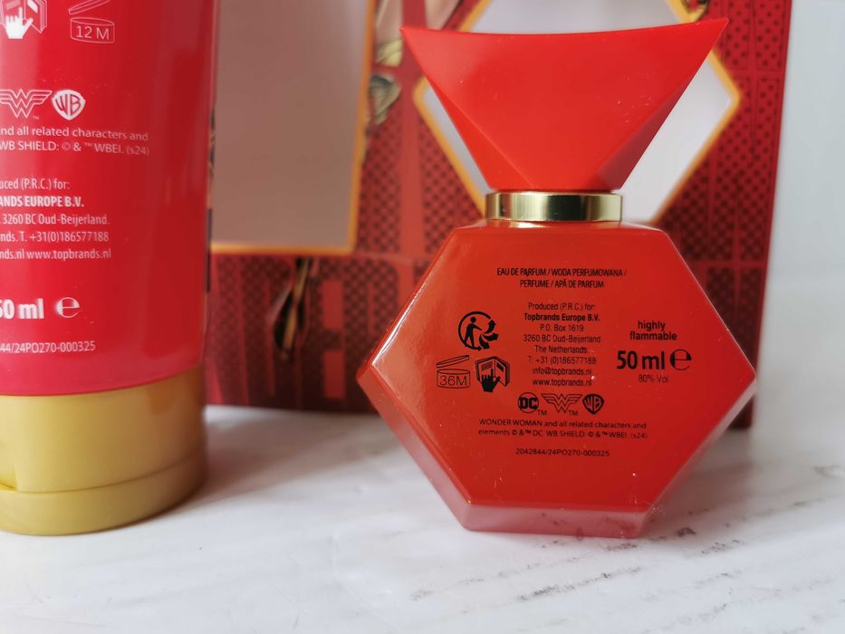 Zestaw Wonder Women Żel pod prysznic Perfumy