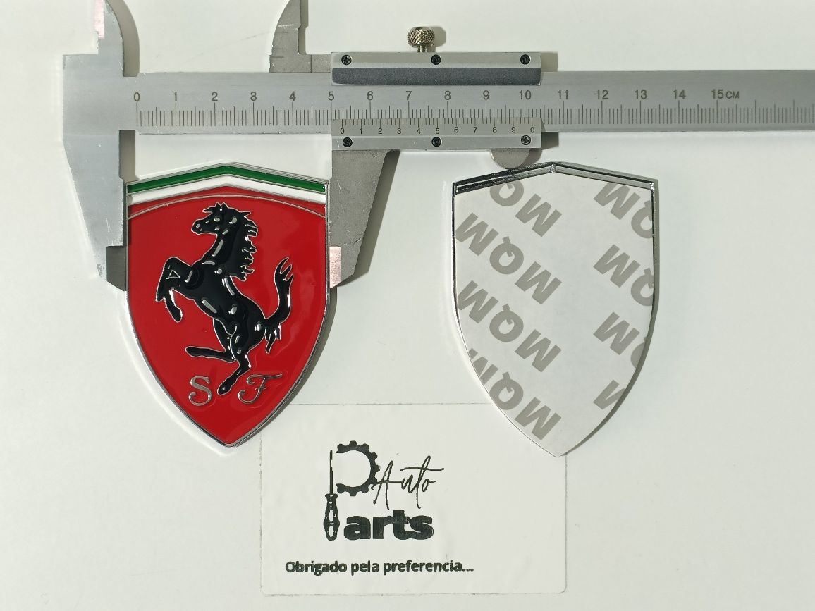 Emblemas símbolos logotipo Ferrari Capô/Guarda lamas