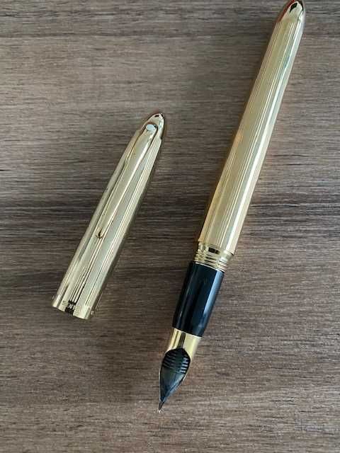 Caneta original SHEAFFER - Antiga banhada a ouro