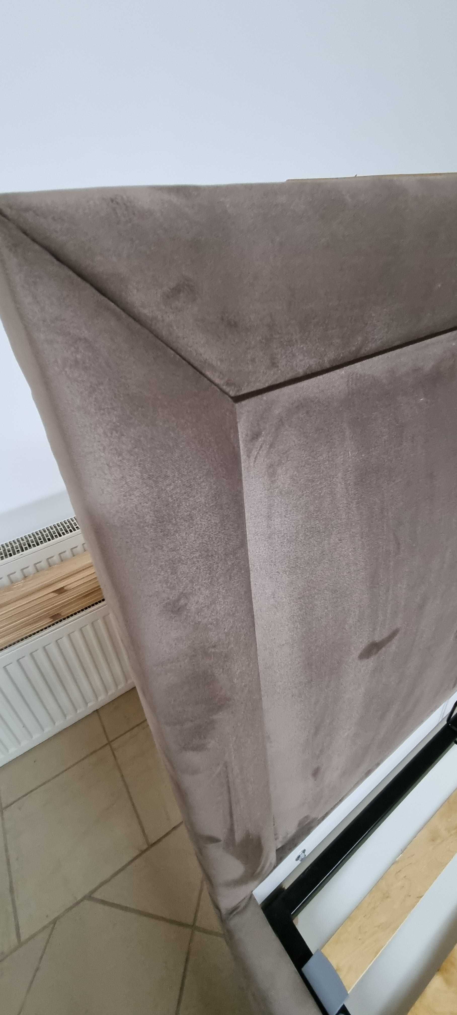 Łóżko sypialniane tapicerowane materac 160 sypialnia łoże