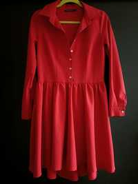 Czerwona sukienka - Mielczarkowski - M - jakość - sexy - święta - wese