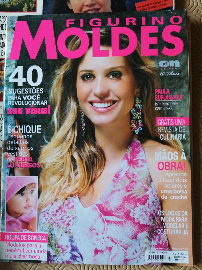 Revista de moda Figurino - Moldes