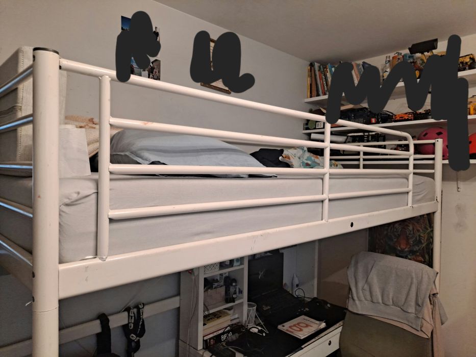 Łóżko ikea svarta