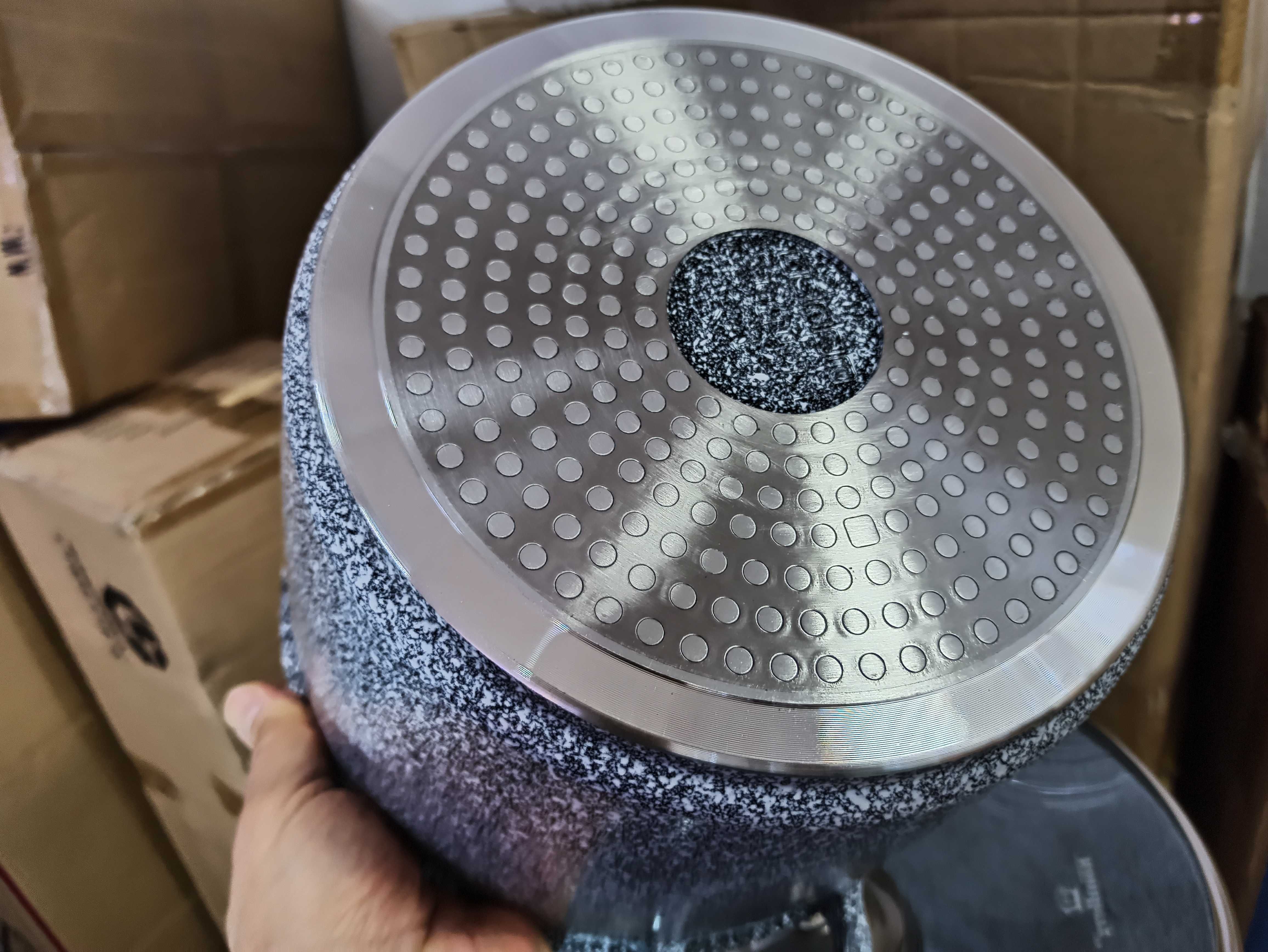 Zestaw garnków KlonBerg KB-3038. Gaz, indukcja, halogen, piekarnik