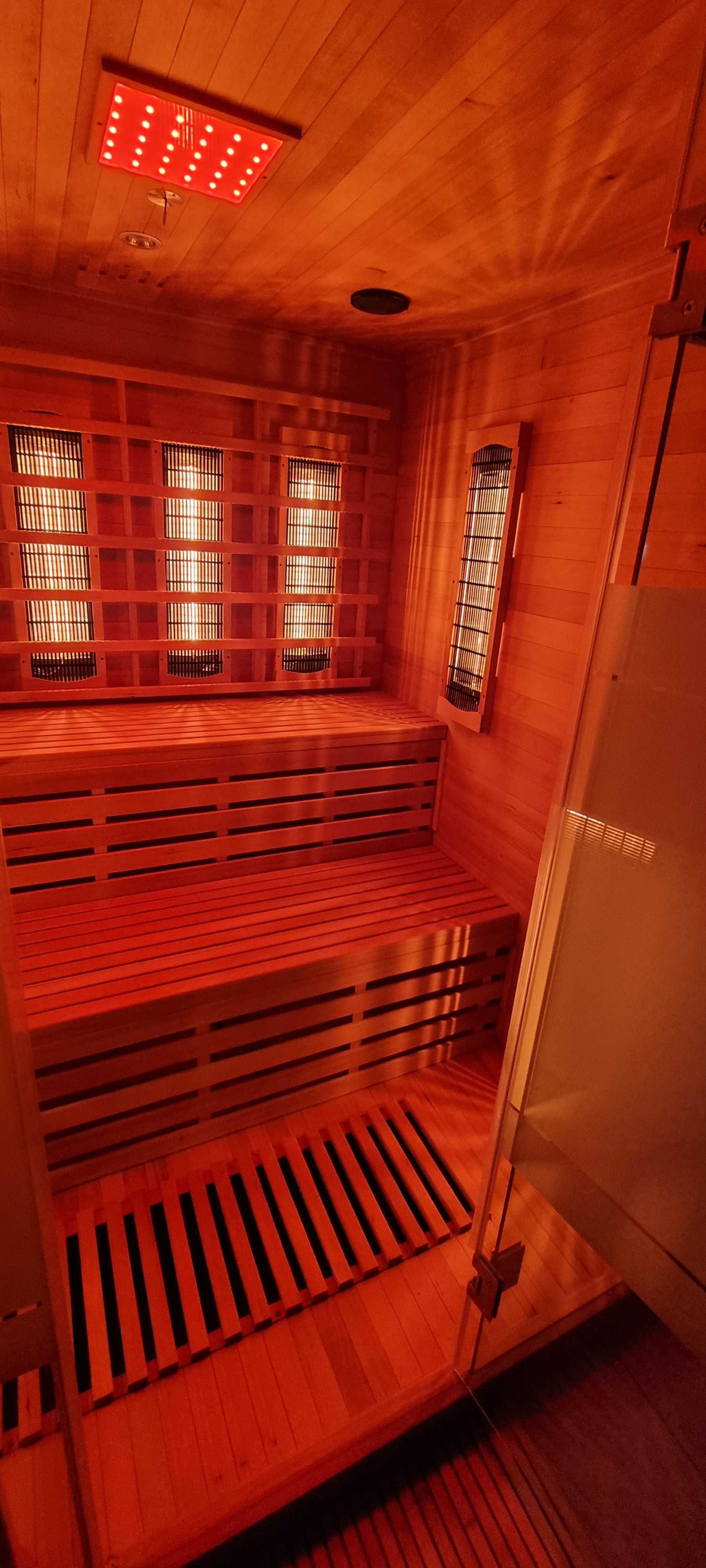 Sauna na podczerwień (infrared) 4-osobowa.  NOWA