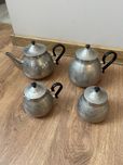 Zestaw metalowy do kawy i herbaty vintage ozdobny