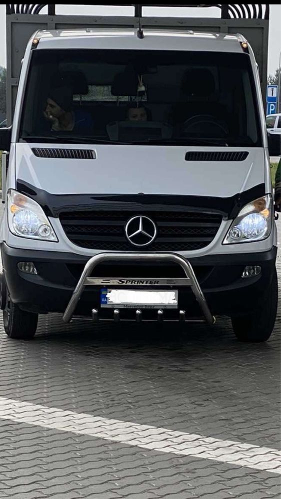 Кенгурятник Mercedes Sprinter 2006+•Обвес•Дуги•Пороги Захист авто