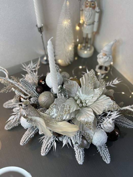 Підсвічник новорічний декор