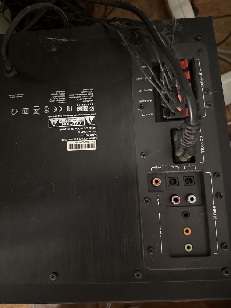 Vendo colunas Logitech Z906