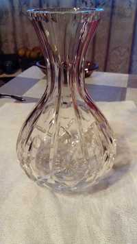 Przepiękny kryształowy wazon, przedmiot z lat 80