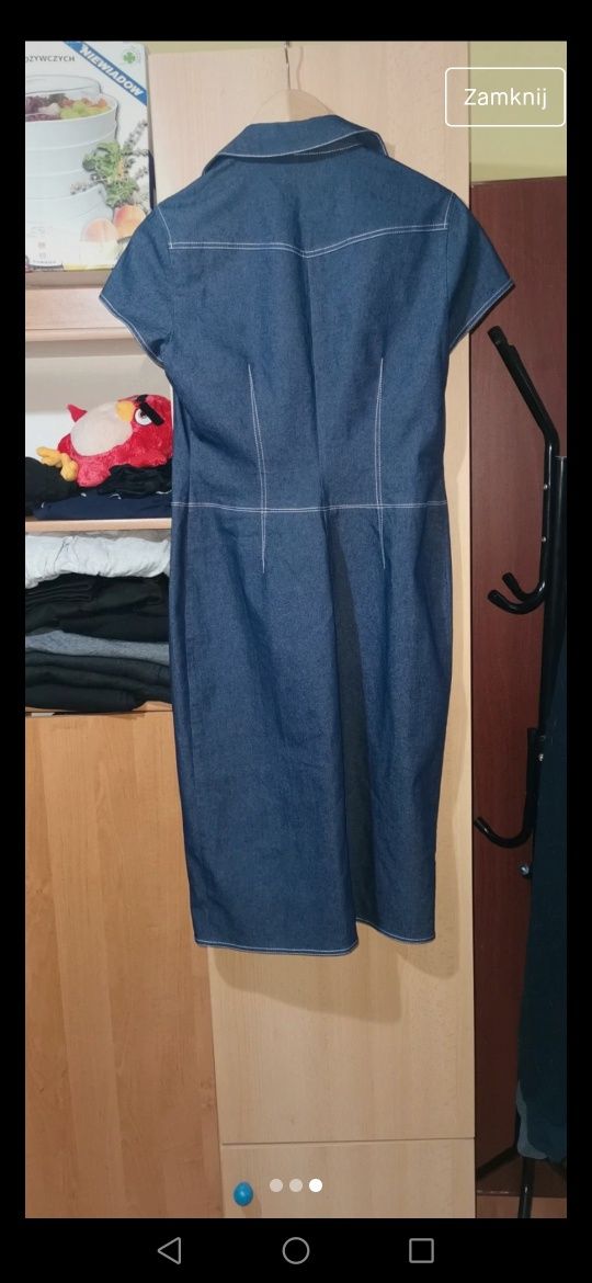 Sukienka firmy U.S. Polo Assn cieńki dżins rozmiar 38