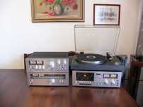KENWOOD KA-5700 + KT-5500 + KX-630 + KD-1500 / Zestaw 70's ''Vintage''