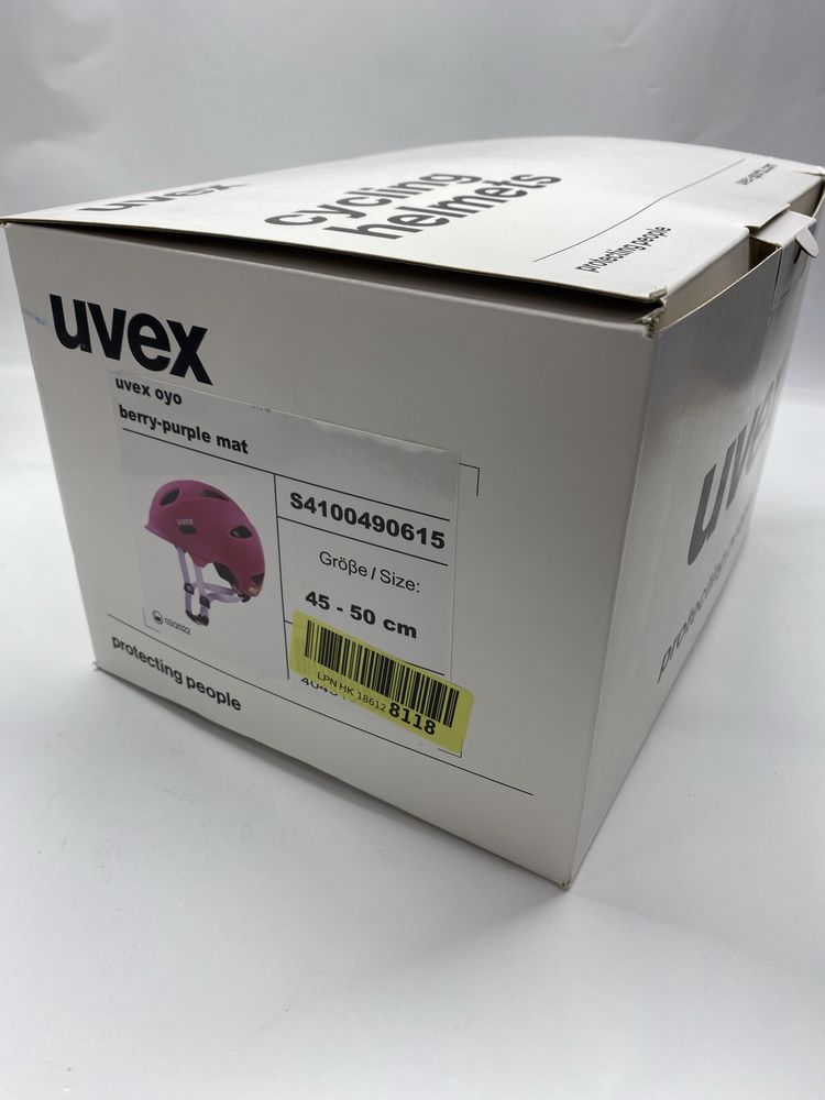 Uvex Oyo kask dziecięcy malinowy mat 45-50cm