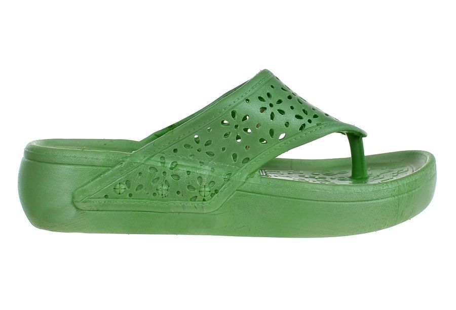 Rozmiar: 37 Klapki Japonki Meliski Buty Zielone 5691