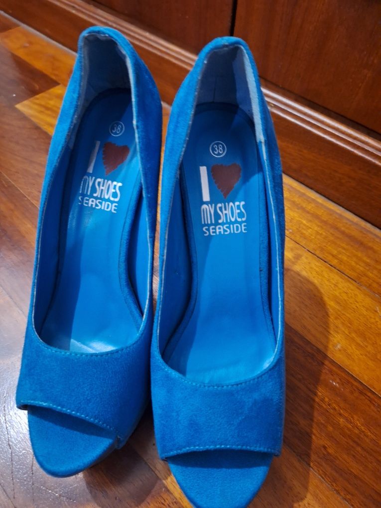 Sapato Seaside Azul Turquesa