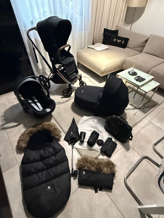 Wózek Cybex Priam 4w1 rose gold deep black 5w1 6w1