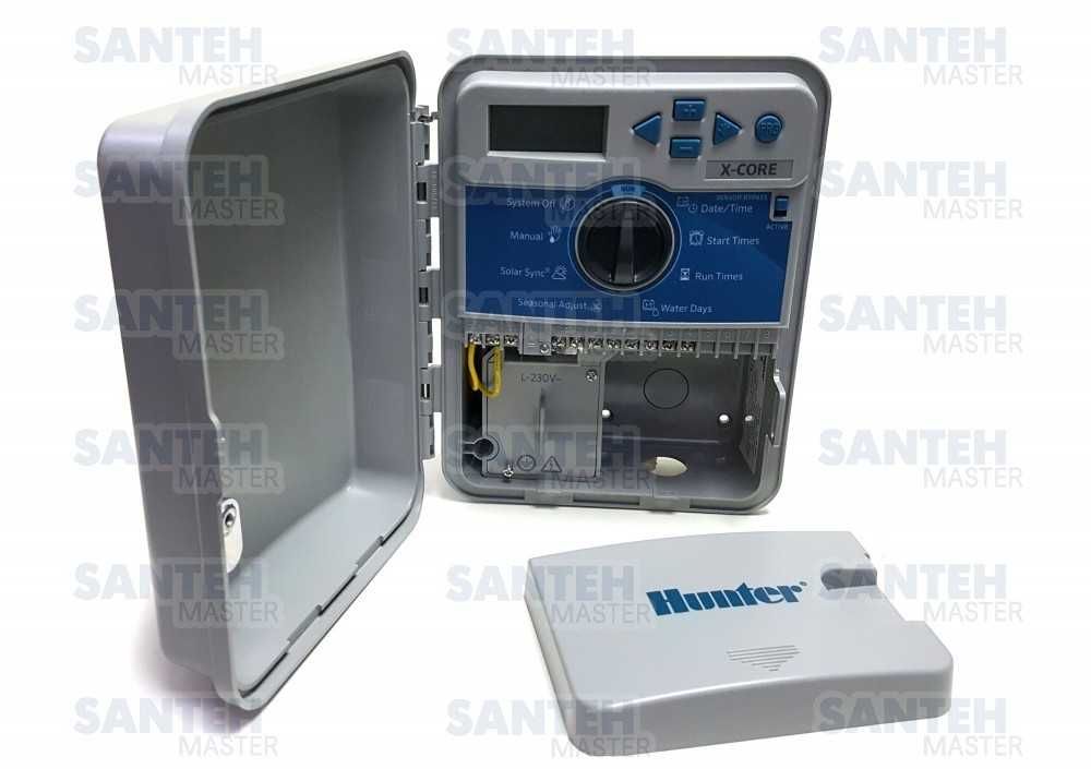 Контролер для поливу Hunter X-Core 401 (4 зони зовнішній)