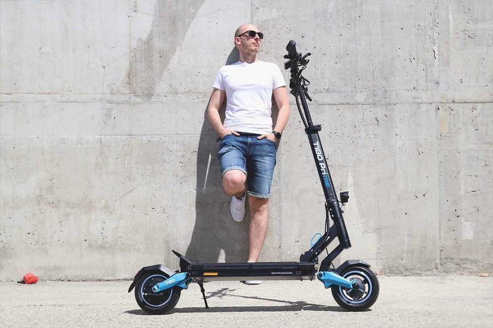 Najlepsza mała wodoodporna hulajnoga elektryczna 2024? tibo prime 3.0.