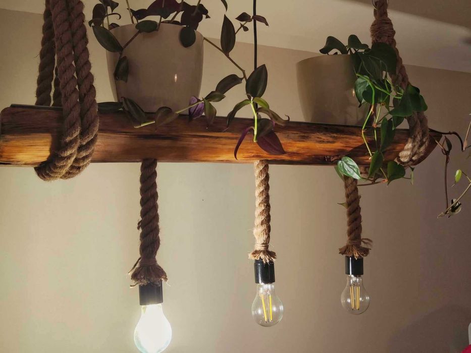 Lampa wisząca  hand made industrial designerska loftowa