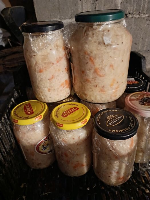 Kapusta kiszona  papryka marynowana