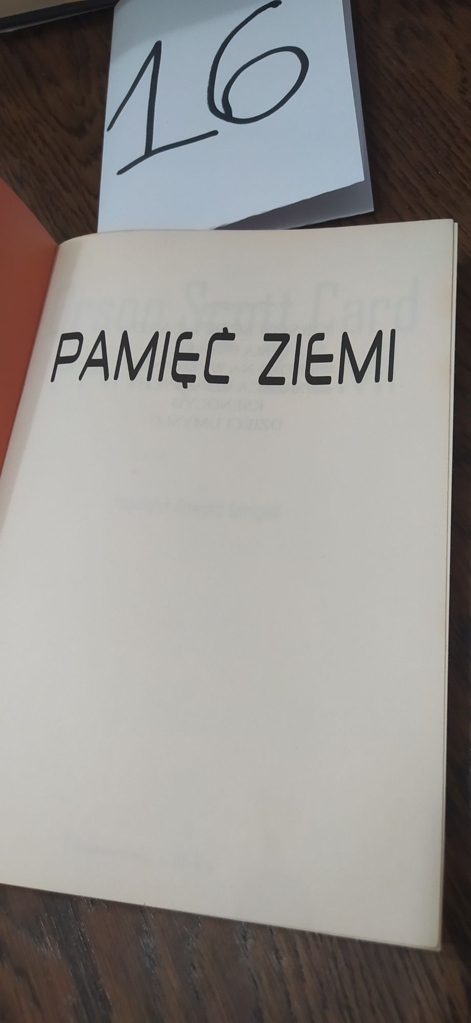 Pamięć Ziemi Orson Scott Card