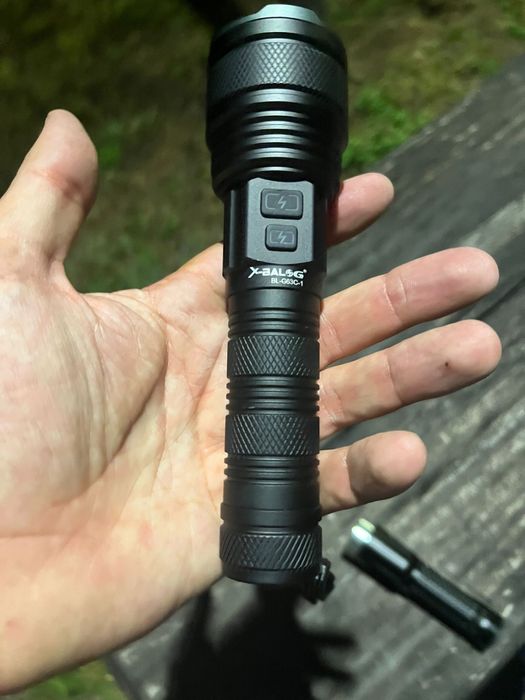 Lanterna led laser bateria 21700 zoom 3km distancia