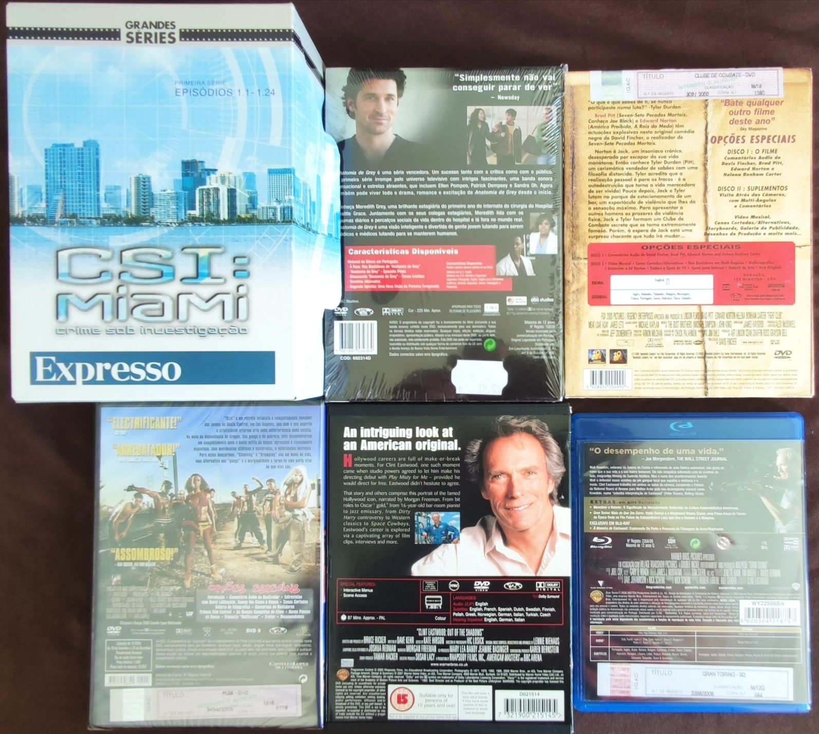 CSI, Anatomia de Grey, Rize, Gran Torino