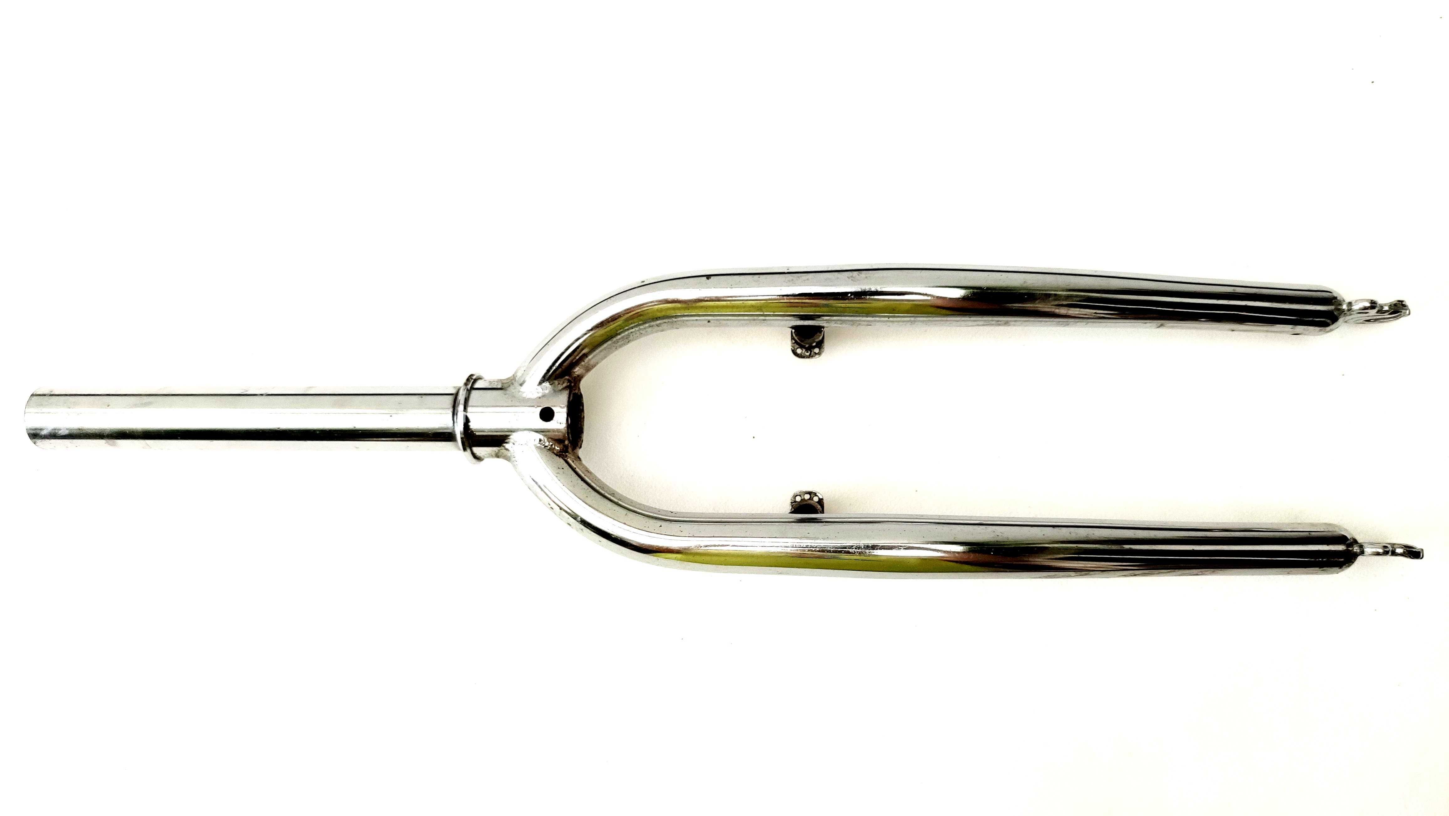 Chromowany Widelec Stalowy A-head 1 i 1/8'' pod koło 26'' #259