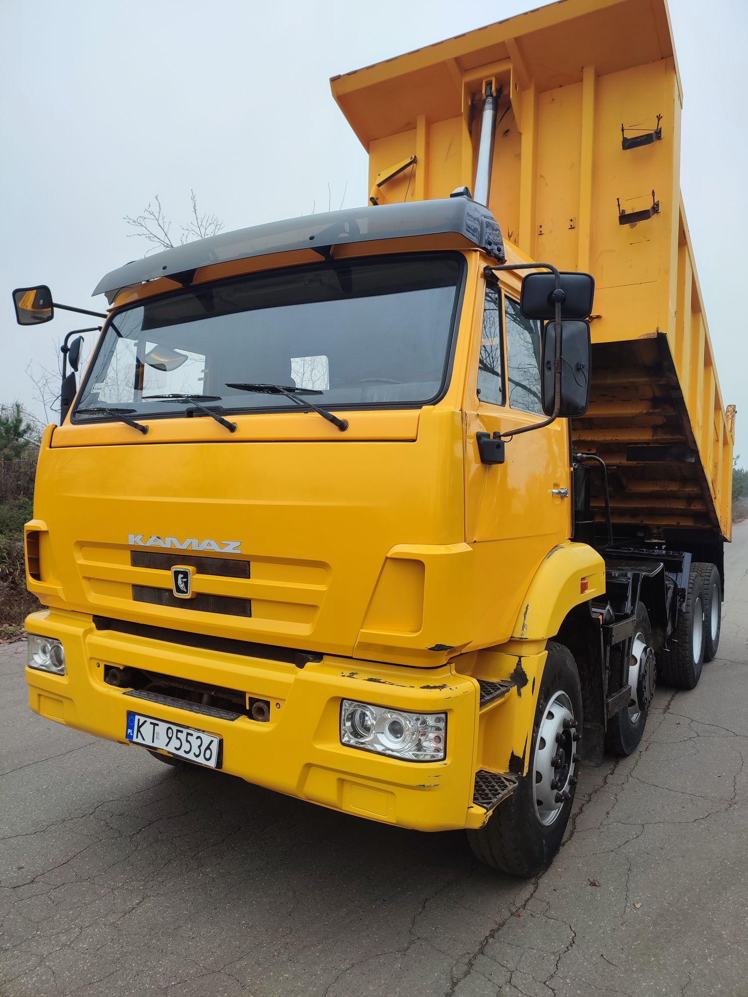 Kamaz 6540 8x4 wywrotka 2011 r przebieg 68000 km bdb stan kiper