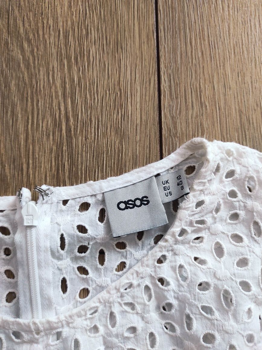 ASOS,nowy kombinezon ażurowy,bawełna !