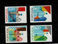 Selos Portugal - Afinsa 1292/5 MNH Dent. 13 1/2-Variedade de denteado