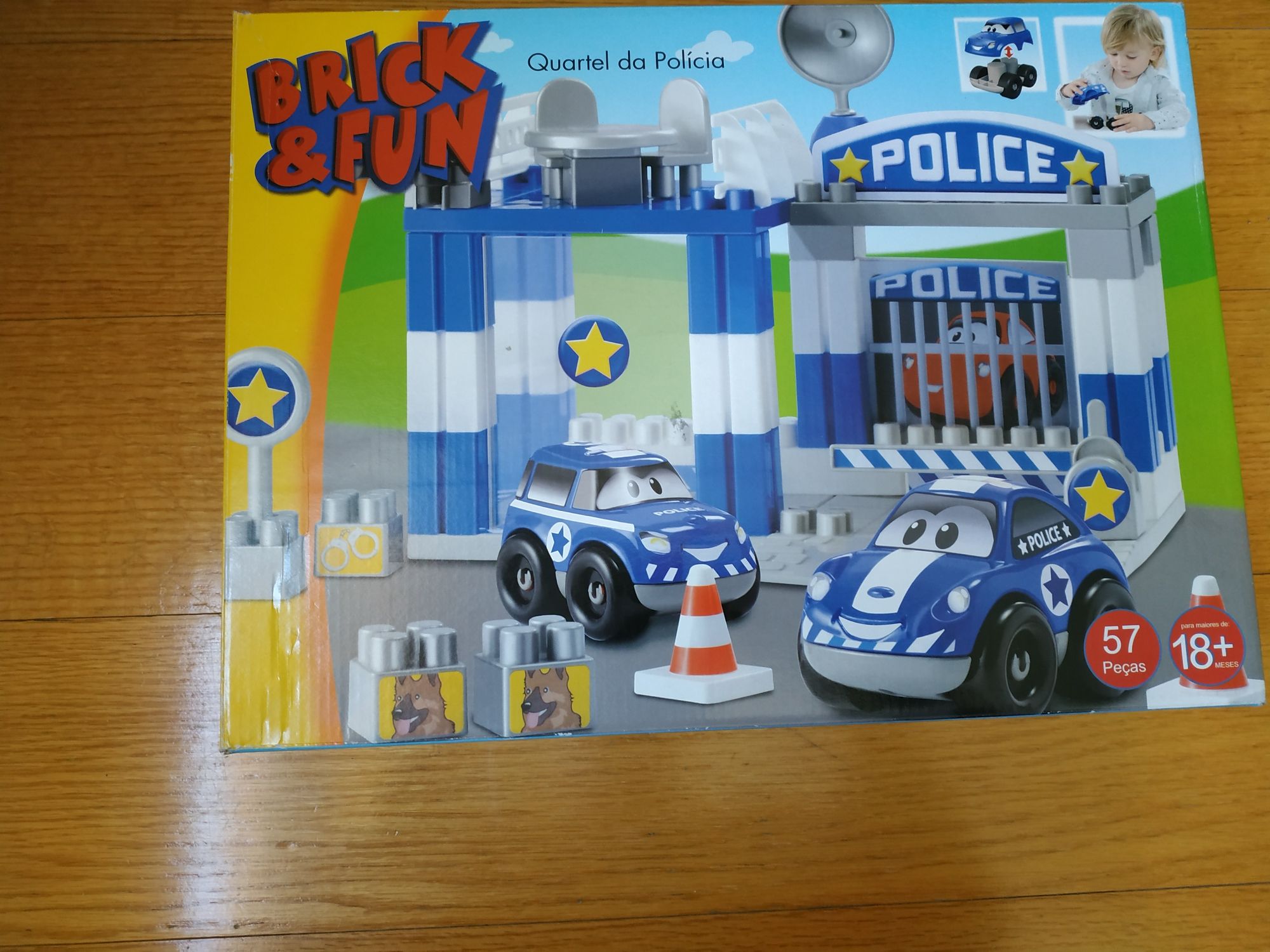Lego "brick & fun" esquadra de polícia