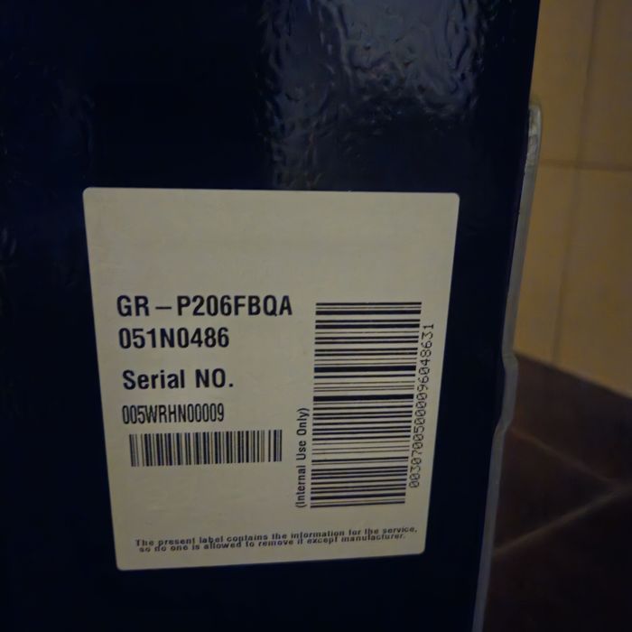 Lodówka z zamrażarką side by side LG
