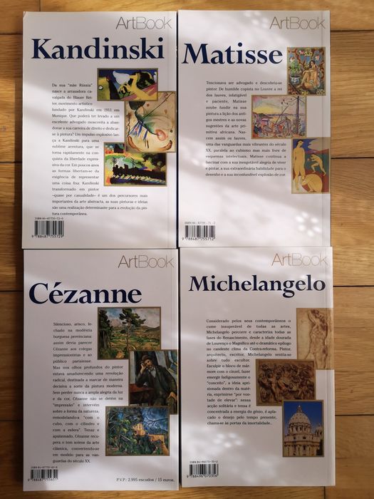 Artbook Pintura - Picasso, Renoir, Leonardo, Gaugin, Van Gogh, etc