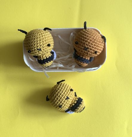Pszczoły handmade amigurumi