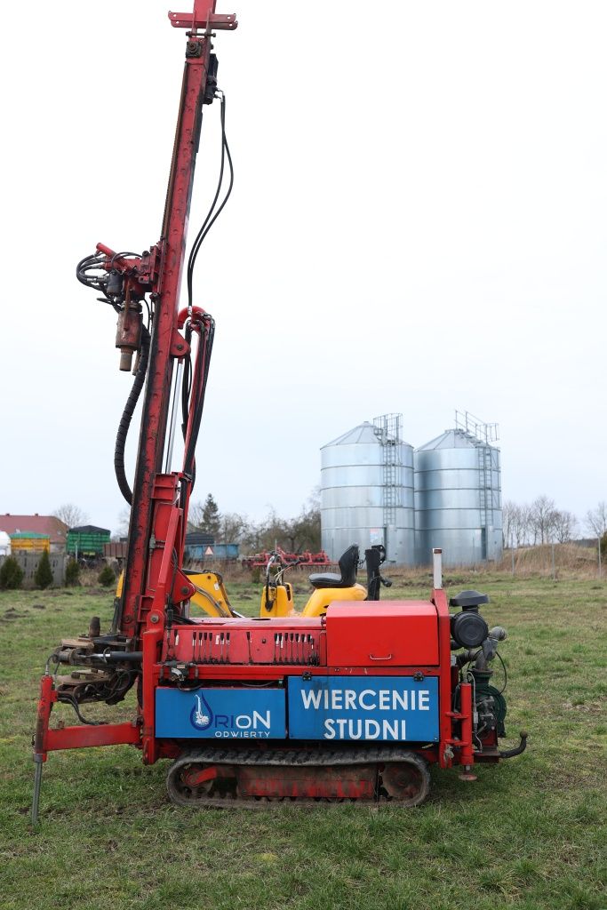 Wiertnica,wiertnica do studni gotowy zestaw,przyczepa ,żerdzie.