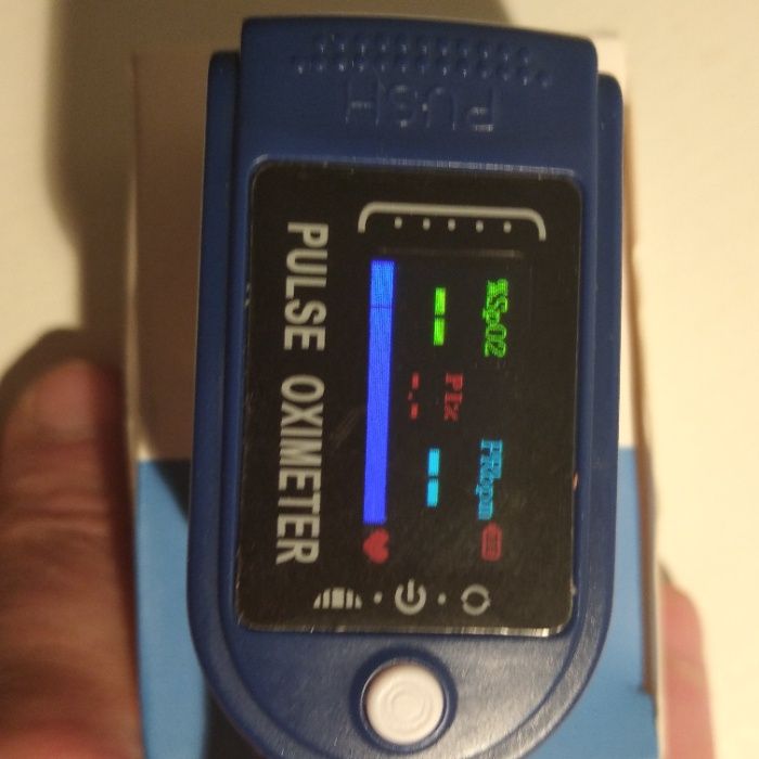 Cyfrowy pulsoksymetr z palcem LED Monitor tlenu we krwi