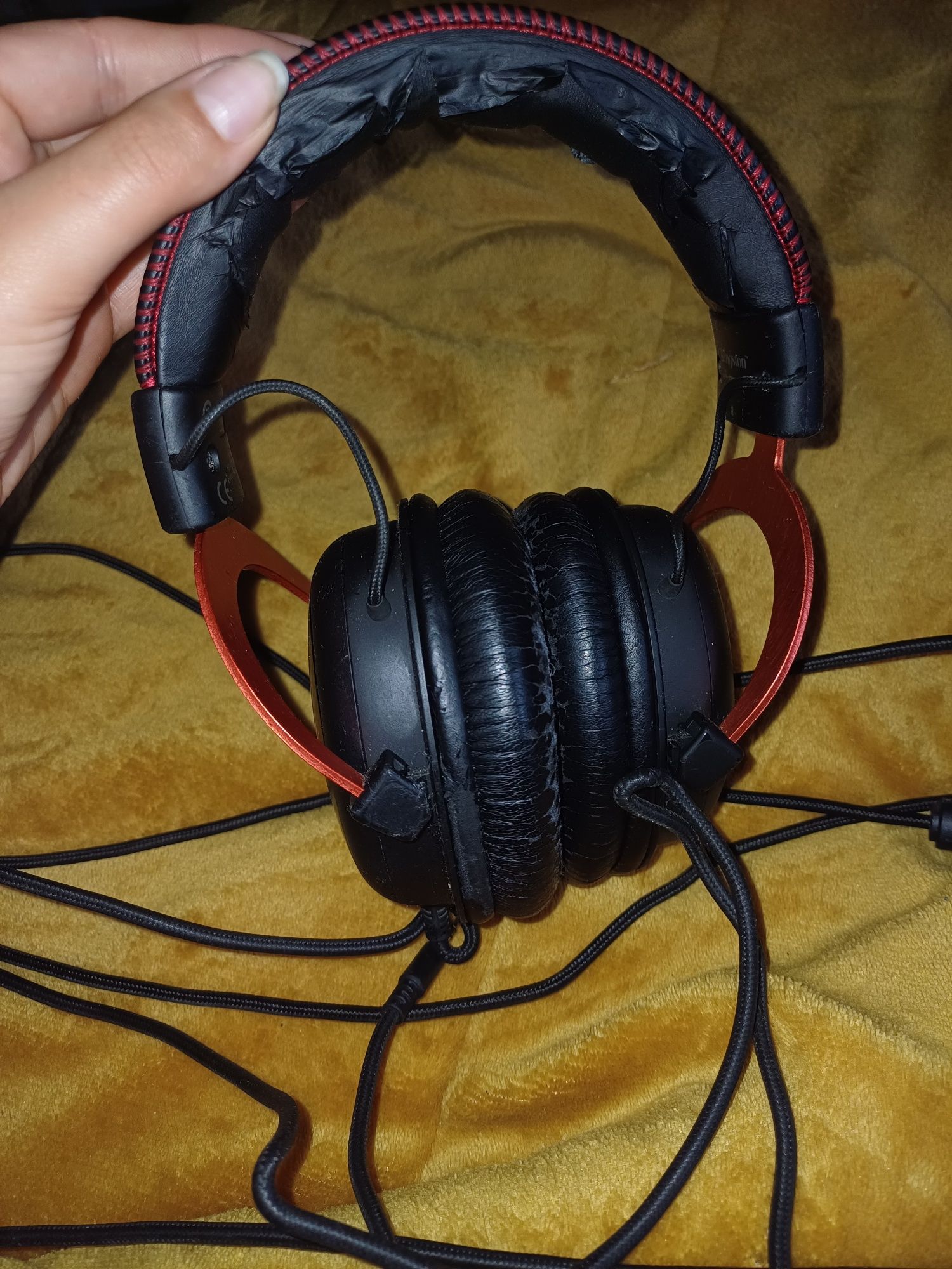 HyperX Cloud II - Headset gamer (preto-vermelho)