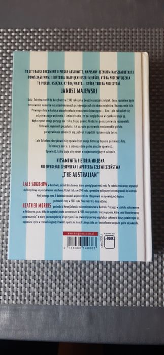 Książka  Tatuażysta z Auschwitz