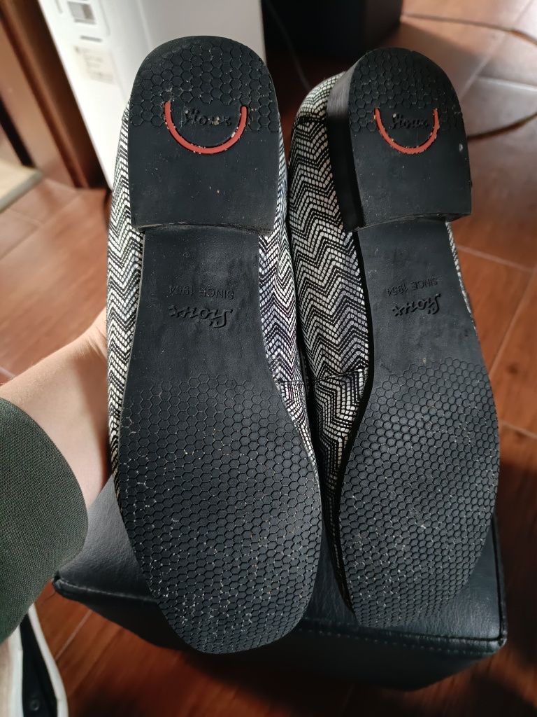 Skórzane skóra mokasyny 42 półbuty Sioux