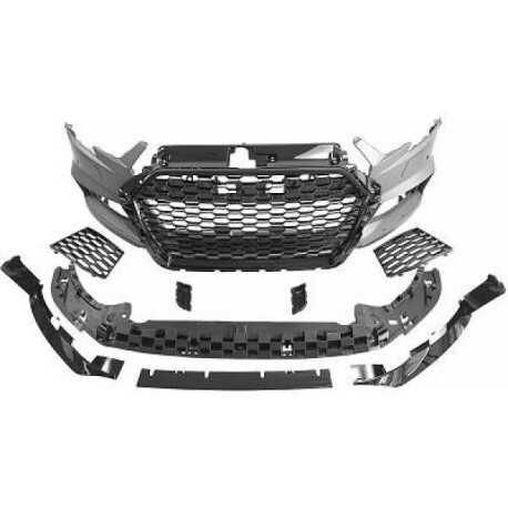 Para-choque frontal visual RS3 para AUDI A3 8V facelift de 2016 a 2020