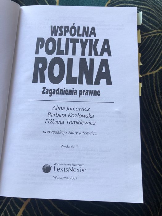 Wspólna polityka rolna podręcznik Unia Europejska europeistyka WPR