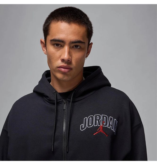 Худі зіп Jordan brooklyn fleece blue ib7908 найк джордан nike