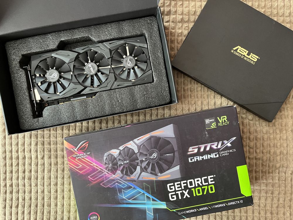 Відеокарта Asus Geforce GTX 1070 8gb