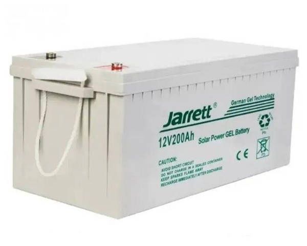 Гелевий аккумулятор Jarrett GEL 12V  200Аг 2024 року для котлів Д