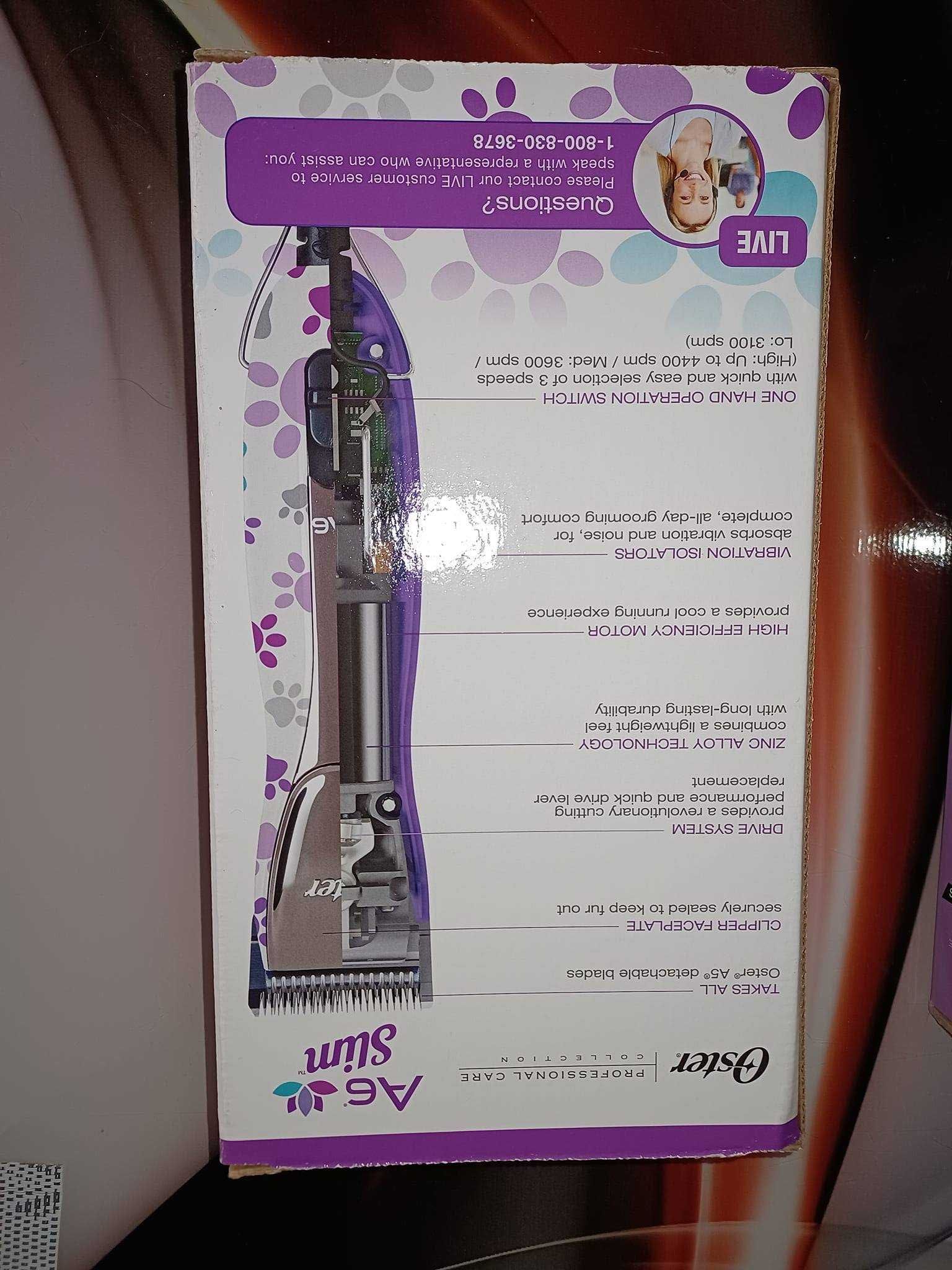 Oster A6 Slim 3-Speed Clipper trzybiegowa maszynka do strzyżenia psa
