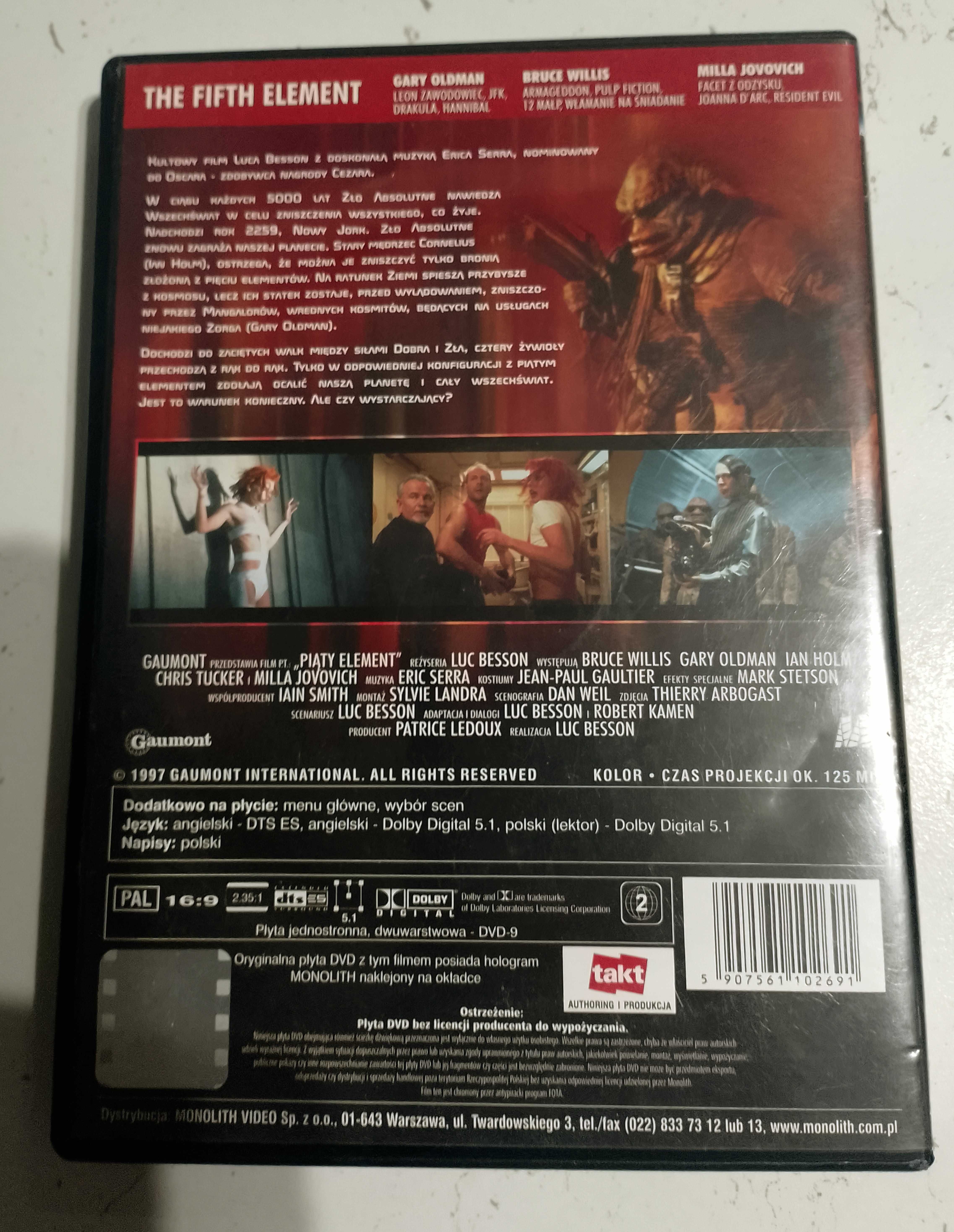 Film DVD Piąty Element