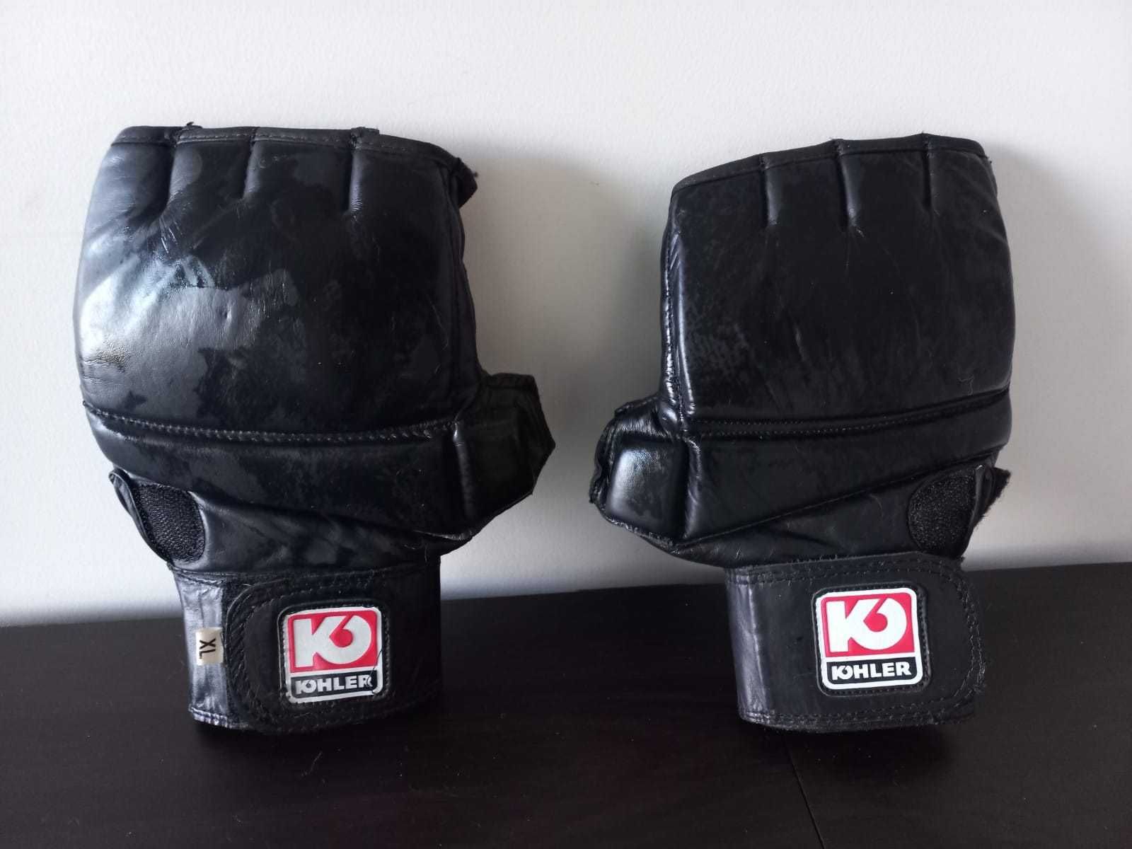 Luvas de boxe sem dedos da marca Kohler, como novas