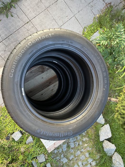 4x Continental ContiSportContact 5 SUV 235/55 R18 100 V FR jak nowe